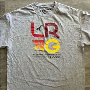 LRG. Large. Heather Gray.